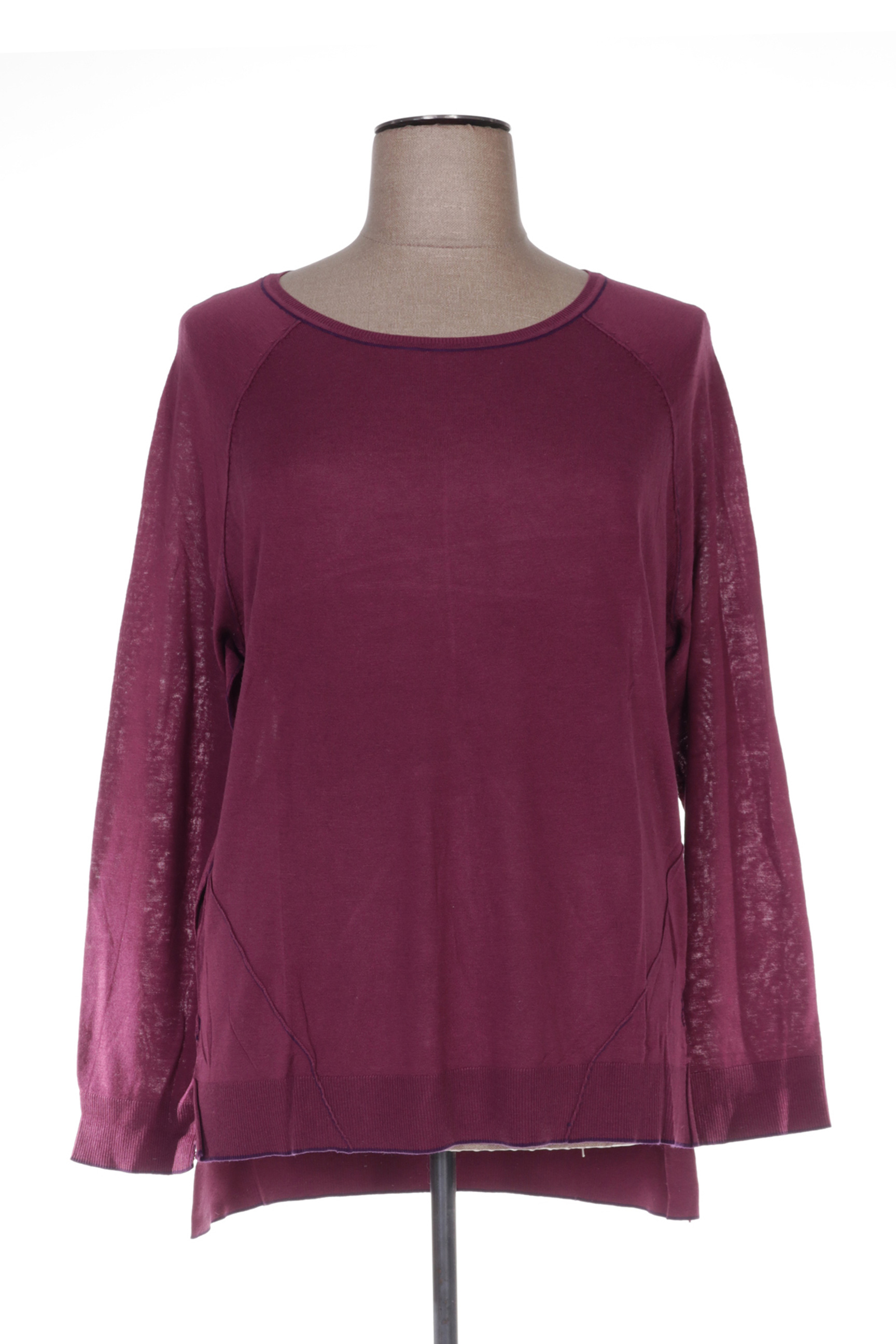 Jacqueline Riu Cols Ronds Femme De Couleur Violet En Soldes Pas Cher