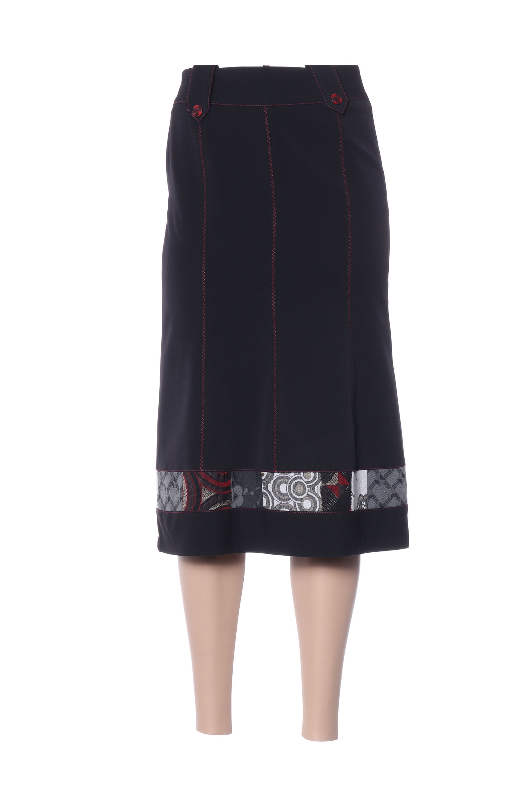 France Rivoire Jupes Mi Longues Femme De Couleur Noir En ...