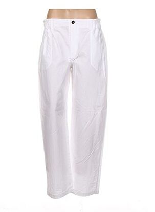 Pantalon casual blanc FILIGRANE pour femme