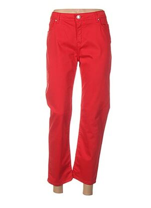 Pantalon casual rouge EVALINKA pour femme