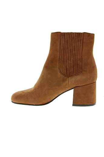 boots femme marron