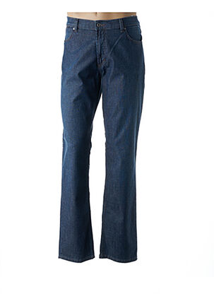 Jeans coupe slim bleu BRUNO SAINT HILAIRE pour homme