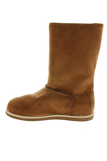 bottes fille marron