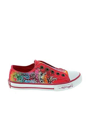 Baskets rouge ED HARDY pour fille
