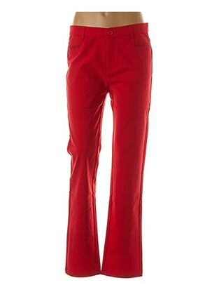 Pantalon casual rouge FARFALLA ROSSO pour femme