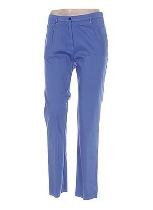 Pantalon slim bleu FRANCE RIVOIRE pour femme