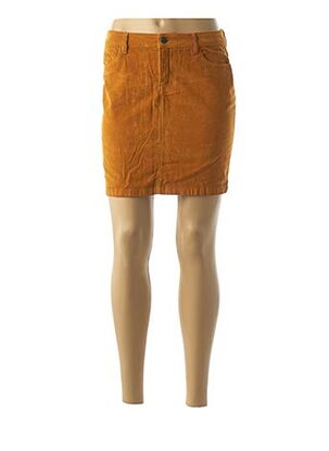 Jupe courte orange DENIM &DRESS pour femme