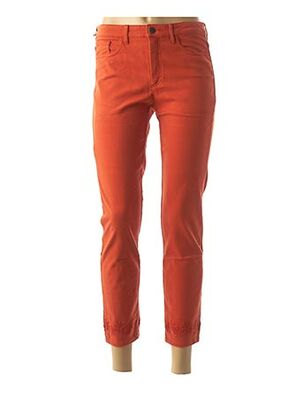 Pantalon 7/8 orange DENIM &DRESS pour femme