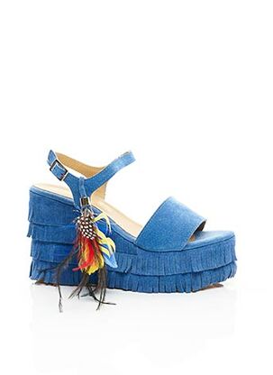 Sandales/Nu pieds bleu FIORINA pour femme