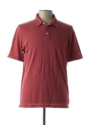 Polo manches courtes rouge ZANONE pour homme