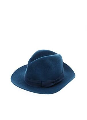 Chapeau bleu ANTHONY PETO pour femme