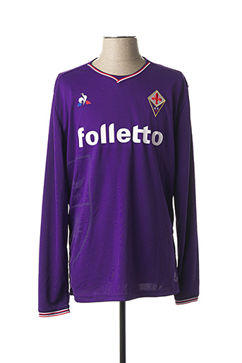 tee shirt coq sportif homme violet