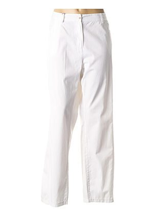 Pantalon casual blanc JAC JAC pour femme