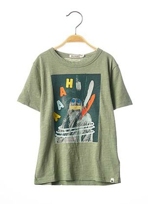 T-shirt manches courtes vert BILLYBANDIT pour garçon