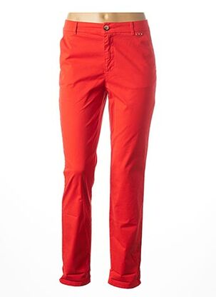 Pantalon droit orange MAISON 123 pour femme