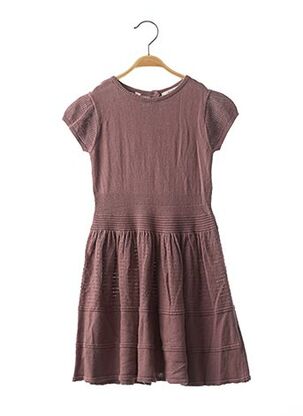 Robe pull violet MARESE pour fille