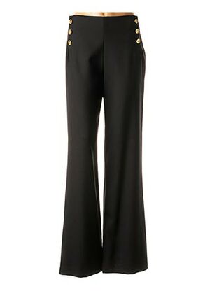 Pantalon casual noir EDWARD ACHOUR pour femme