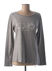 T-shirt manches longues gris LIU JO pour femme seconde vue