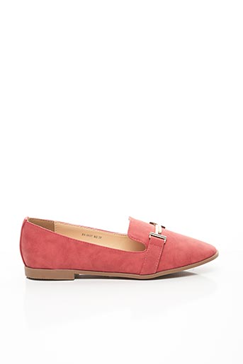 mocassin rouge femme pas cher