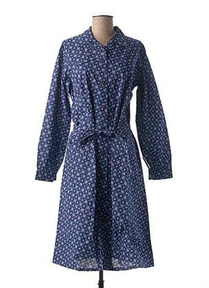 Robe mi-longue bleu GUY DUBOUIS pour femme