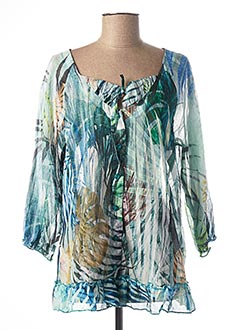 Tunic Femme Manches Longues – Taille 36, Couleur Verte, Occasion Très Bon état