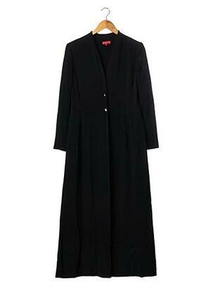 Manteau long noir CHACOK pour femme