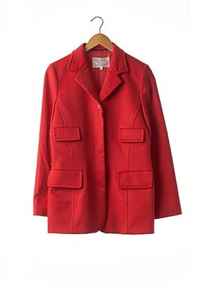 Manteau court rouge ERIC BOMPARD pour femme