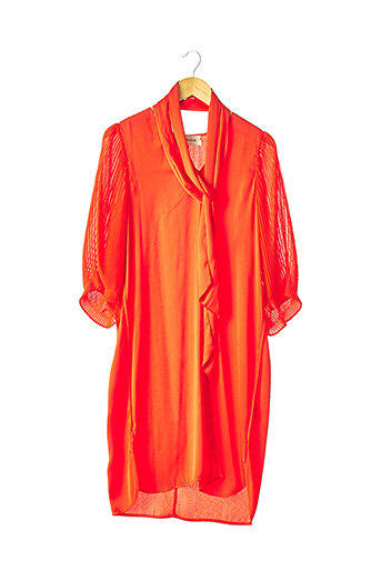 Robe mi-longue orange BY MALENE BIRGER pour femme