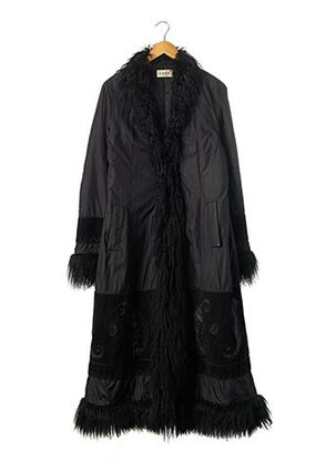 Manteau long noir ZAPA pour femme
