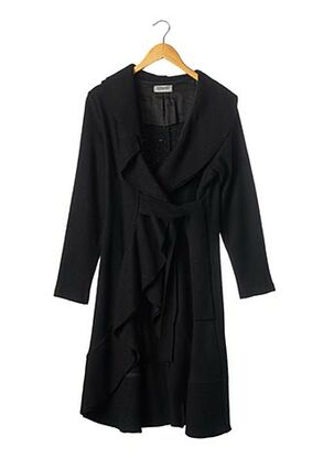 Manteau long noir ANTONELLO SERIO pour femme