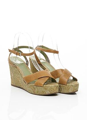 Sandales/Nu pieds vert NINE WEST pour femme