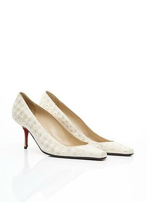 Christian Louboutin Escarpins Femme De Couleur Beige 1554707 beige0 Modz