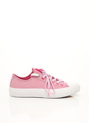 Baskets rose CONVERSE pour femme seconde vue
