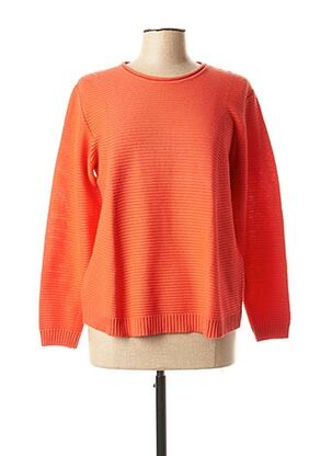 Pull col rond rouge RB MODERN WOMAN pour femme