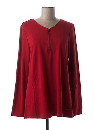 T-shirt manches longues rouge L'ATELIER D'ANNA pour femme