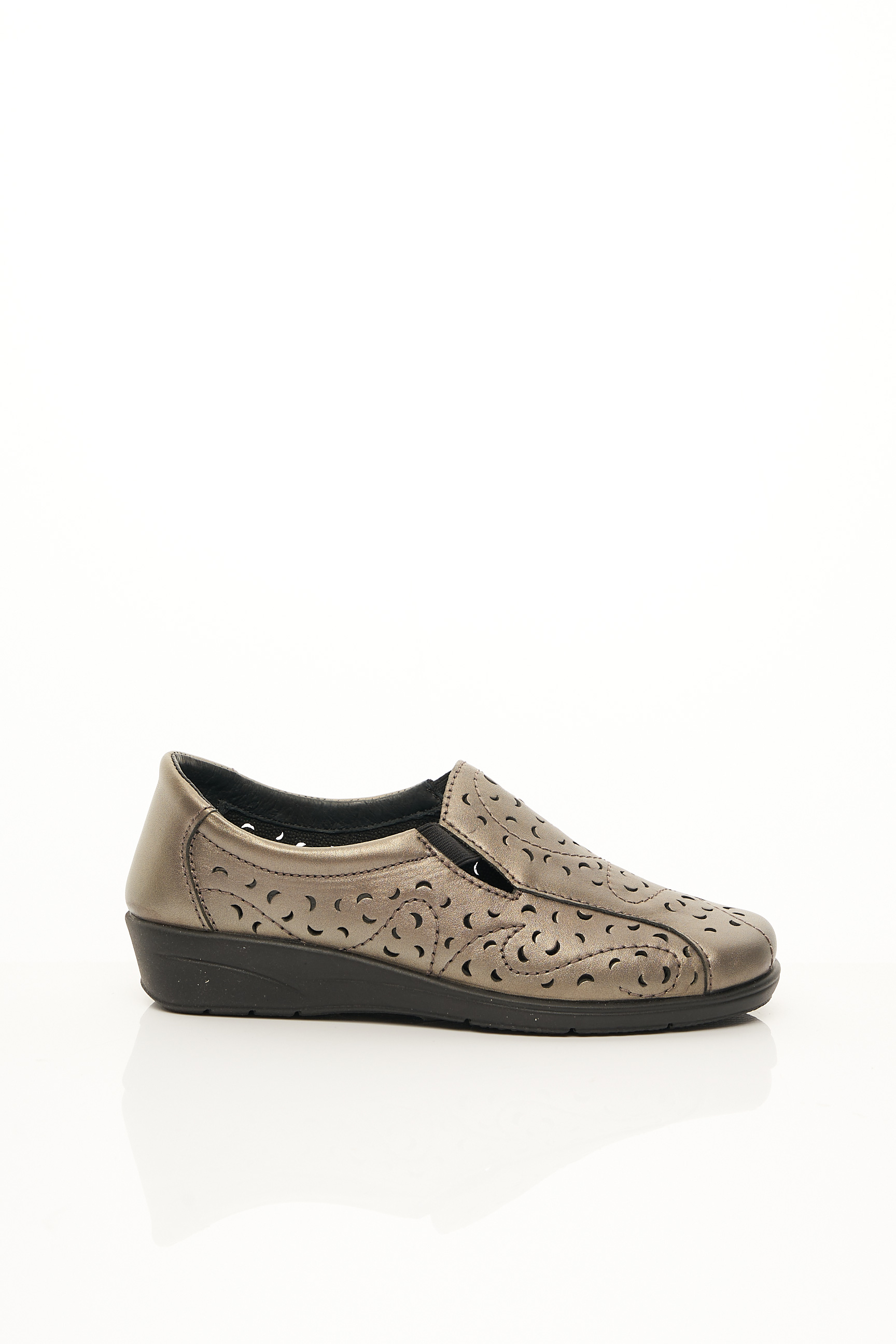 Rohde Chaussures Confort Femme De Couleur Gris En Destockage 1569858-gris00  - Modz