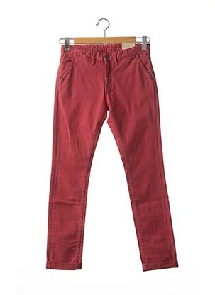 Pantalon casual rouge PEPE JEANS pour fille