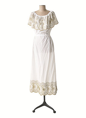 Robe longue blanc VALERIE KHALFON pour femme