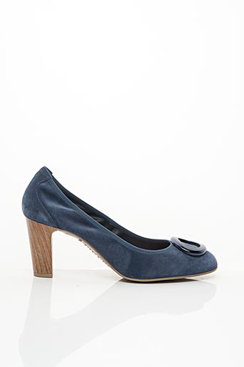 escarpin bleu pas cher