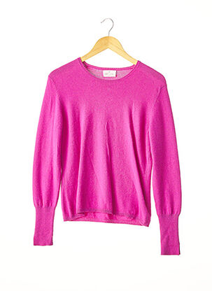Pull col rond rose ERIC BOMPARD pour femme