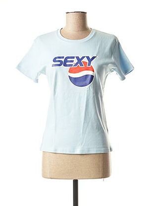 T-shirt manches courtes bleu CONTINENTAL CLOTHING CO. pour femme