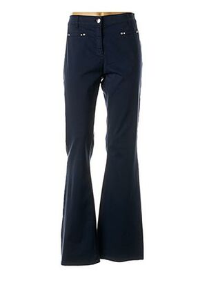 Pantalon casual bleu CAROLINE BISS pour femme