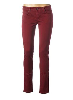 Pantalon slim rouge SALSA pour femme
