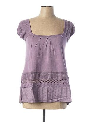 Pull violet 2 TWO pour femme