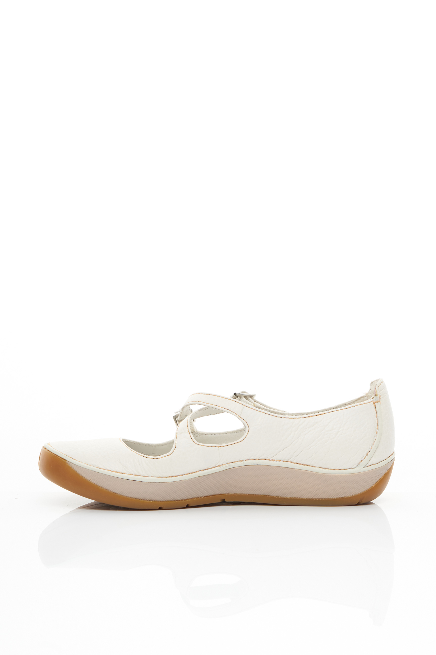 Clarks Chaussures Confort Femme De Couleur Blanc En Destockage  1642140-blanc0 - Modz