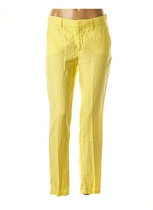 Pantalon slim jaune PIERRE CARDIN pour femme