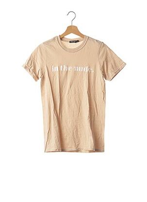 T-shirt beige NASTY GAL pour femme