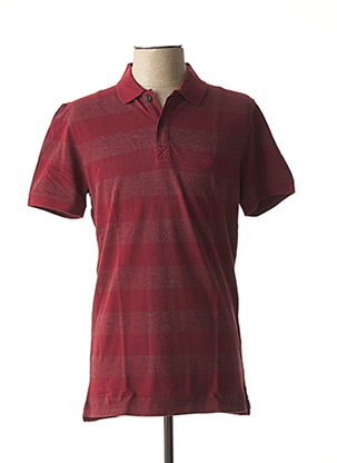 Polo manches courtes rouge SELECTED pour homme