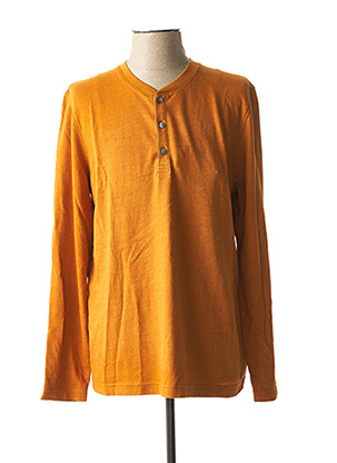 T-shirt manches longues orange MARVELIS pour homme