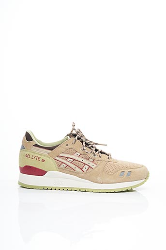 asics beige homme